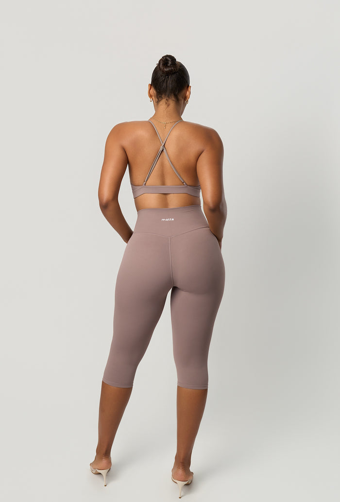 Capri Essential Legging - Taupe