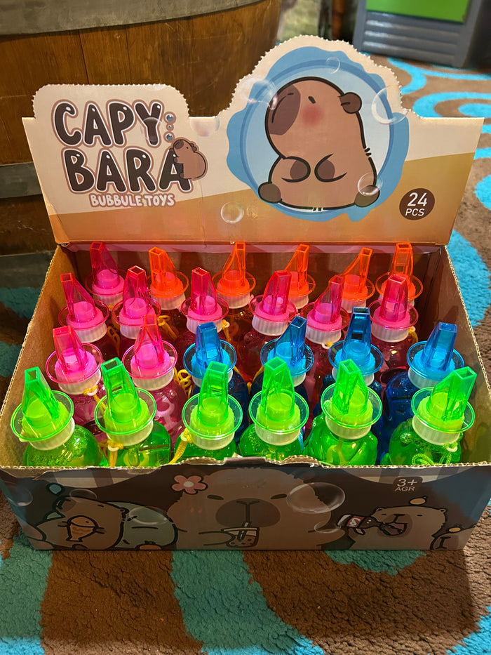 CAPY BARA BUBBLE/WHISTLE TOY (4 Colors)