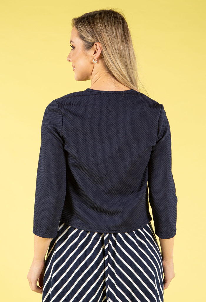 Carine Textured Short Jacket