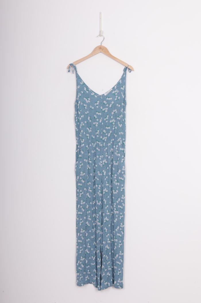 Carlson Womens Blue Jumpsuit Size 10
