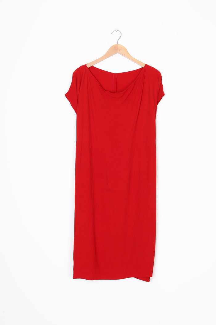Carly Harris (NZ made) Womens Red Dress Size 2