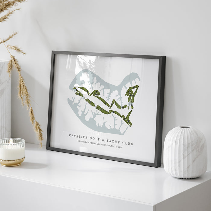 Cavalier Golf & Yacht Club | Golf Course Print | On+Table