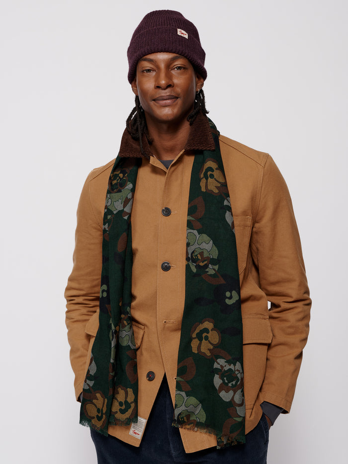 Aubin Camo Floral Caversham Printed Scarf | Scarf