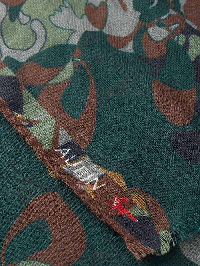 Aubin Camo Floral Caversham Printed Scarf | Scarf