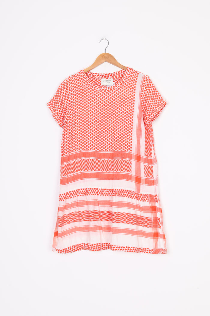 Cecile Copenhagen Womens Orange Dress Size S