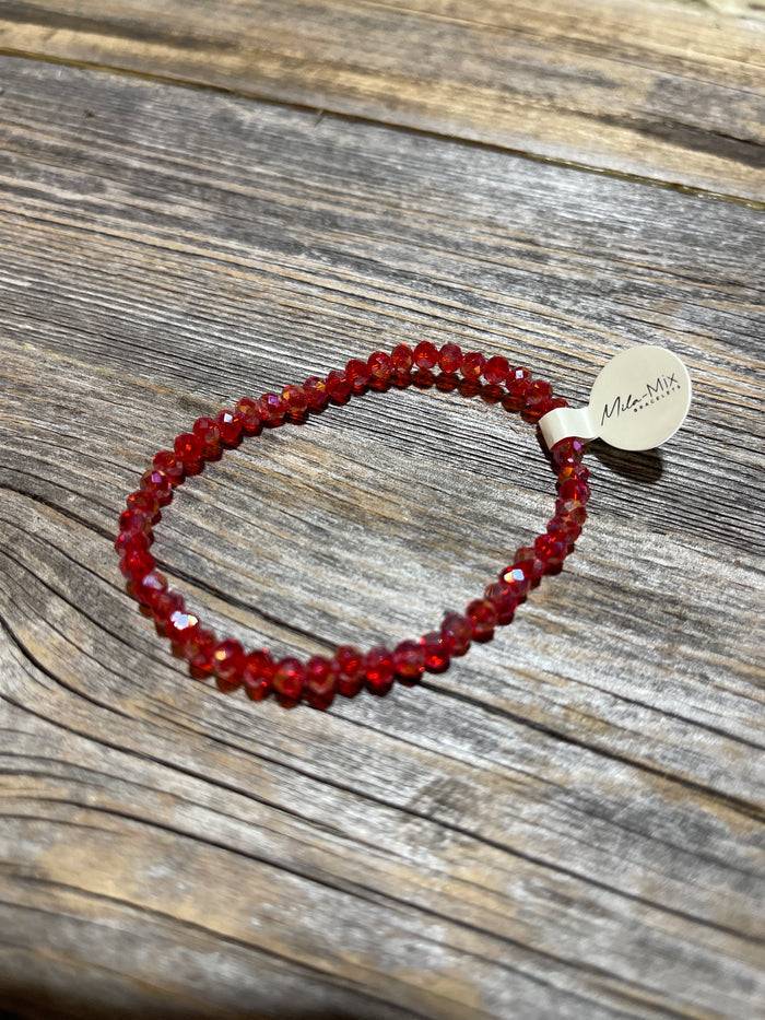 Center Court - Mila-Mix: Americana Beaded Stretch Bracelet Collection