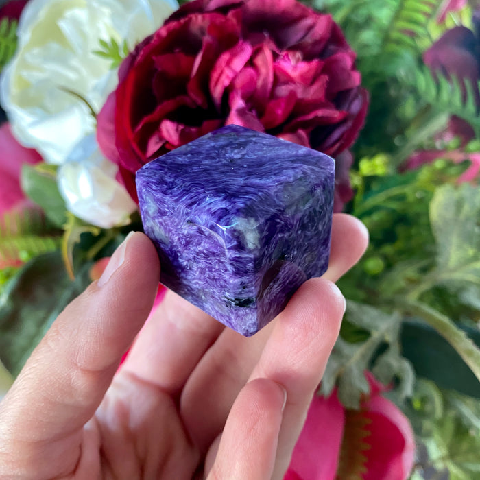 Charoite Cube