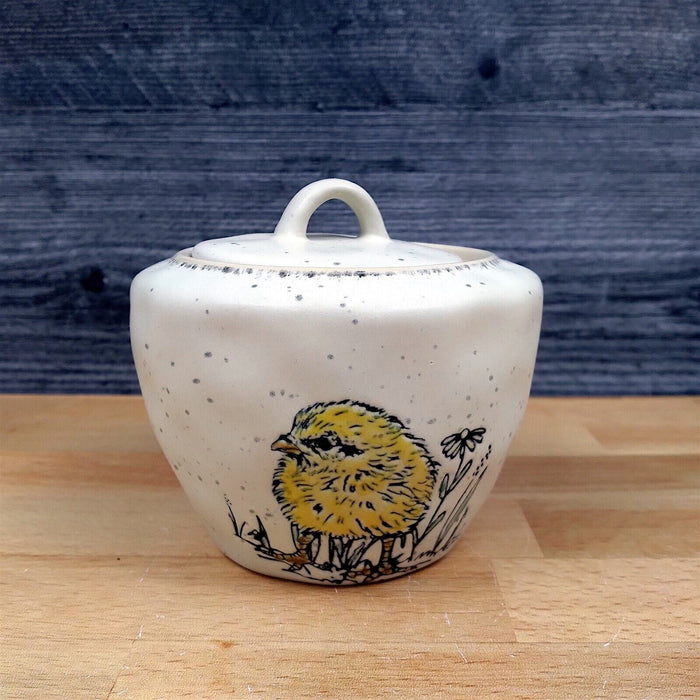 Chickadee Sugar Bowl and Creamer Set Decorative by Blue Sky