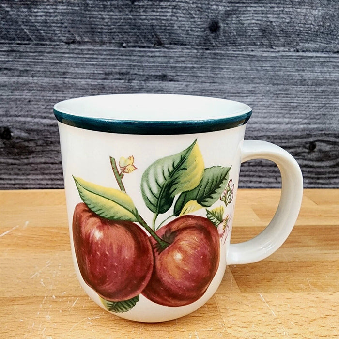 China Pearl Casuals Apples 2 Coffee Mug Set 3 3/4 Tea Cup"