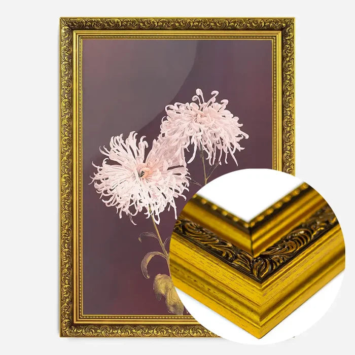 21x30cm | 8¼ x 11¾in / Gold Ornate Frame