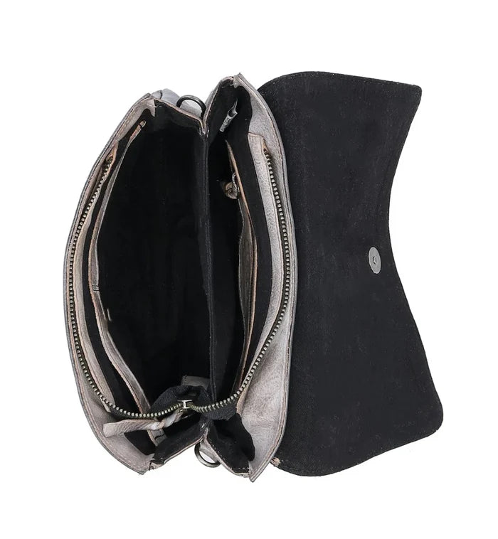 Cleo Crossbody Black Icicle Rustic