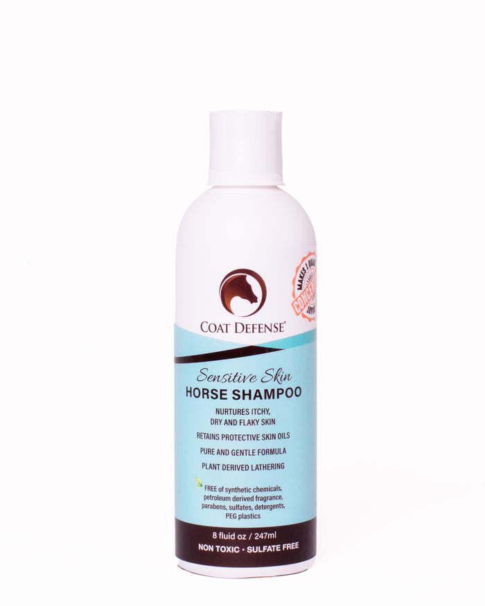 Coat Defense Sensitive Skin Horse Shampoo, 8 oz Concentrated