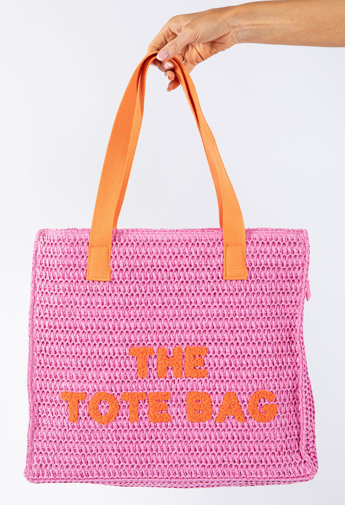 Contrast Tote Bag