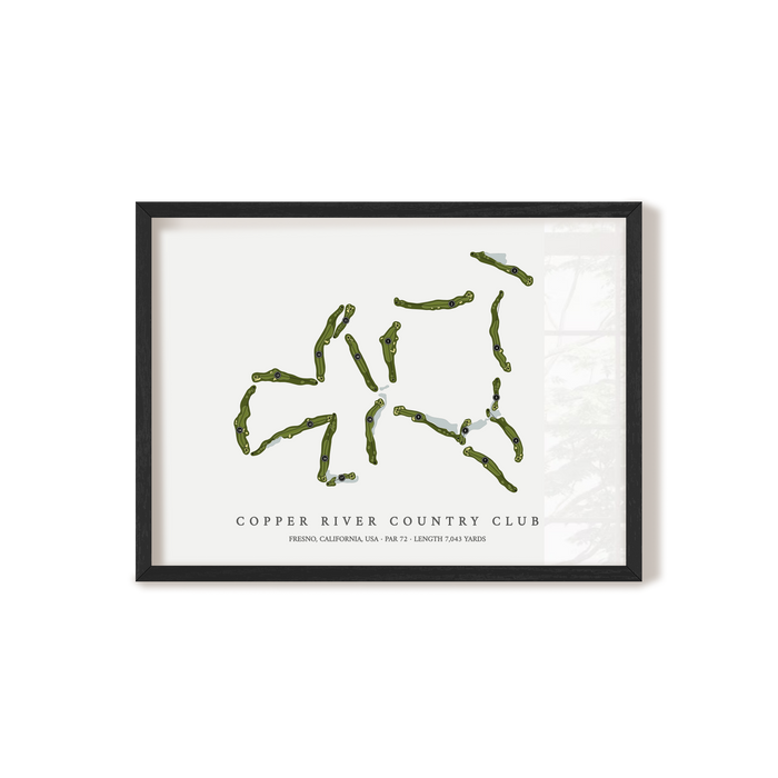 Copper River Country Club | Golf Course Print | Black+Frame