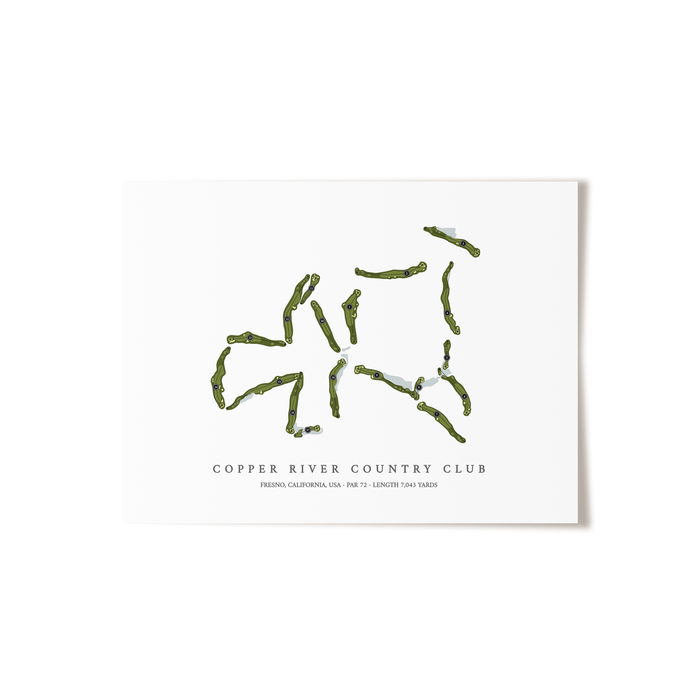 Copper River Country Club | Golf Course Print | Unframed