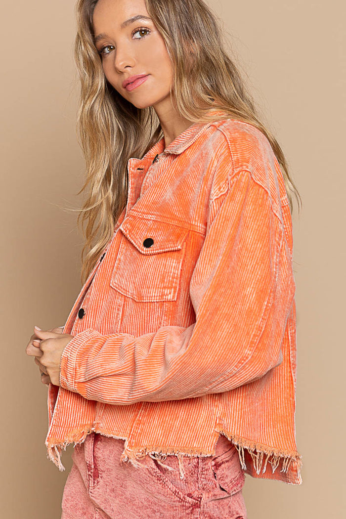 Corduroy Jacket -(mult colors)