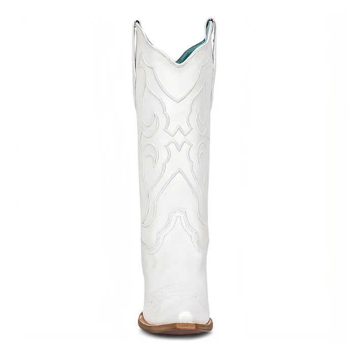 Corral White Embroidery Boot