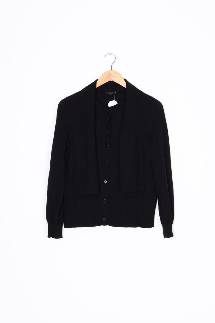 Cos Womens Black Cardigan Size XS
