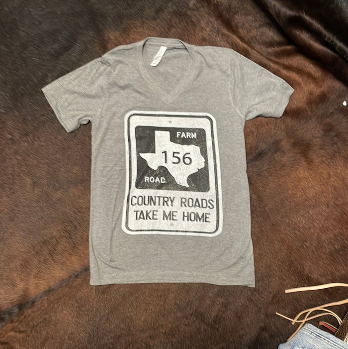 Country Road 156 Crew or V-neck or  T-Shirt