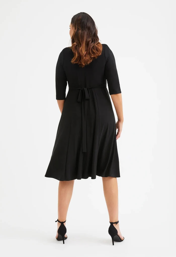 Cowl Neck '1940s' Dress
