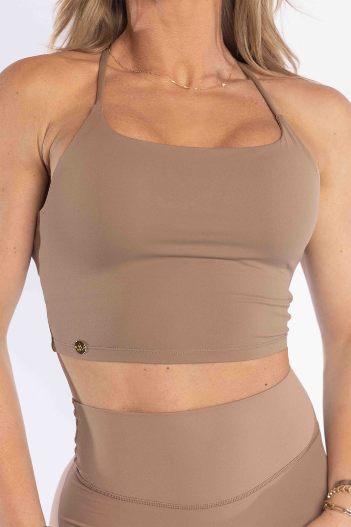 CrissCrop Top Nude