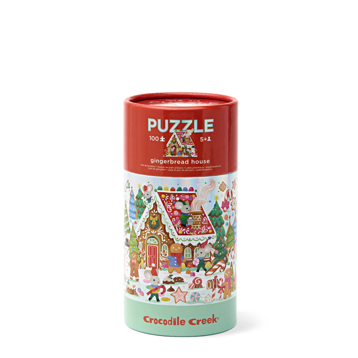 Crocodile Creek Holographic Gingerbread Puzzle