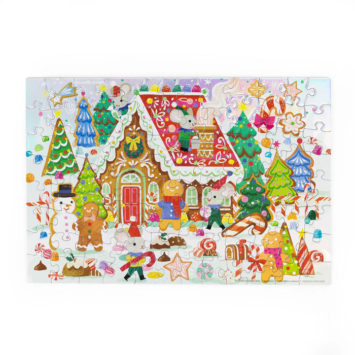 Crocodile Creek Holographic Gingerbread Puzzle