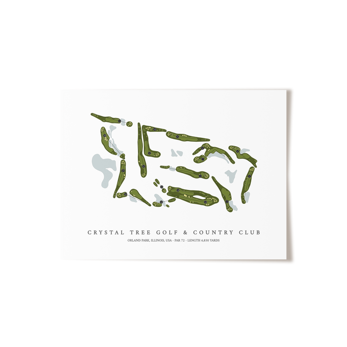 Crystal Tree Golf & Country Club | Golf Course Print | Unframed