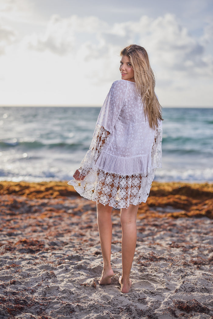 CS-N1 - White cotton dress