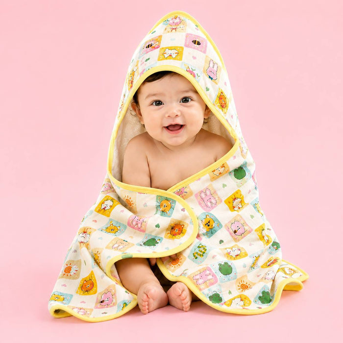 Cute Animal Print | Soft & Breathable Baby Wrap for Newborns
