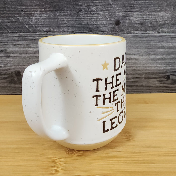 Dad Inspirational Father Coffee Mug Embossed Ceramic Tea Cup Blue Sky 18oz