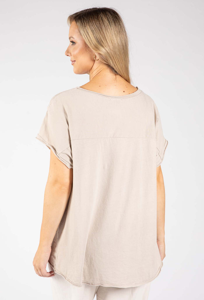 Dandelion Print Linen Top