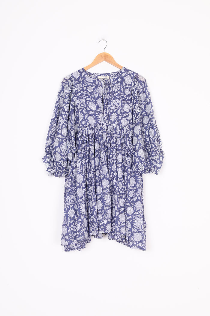 daughters of india Womens Blue Dress Size M