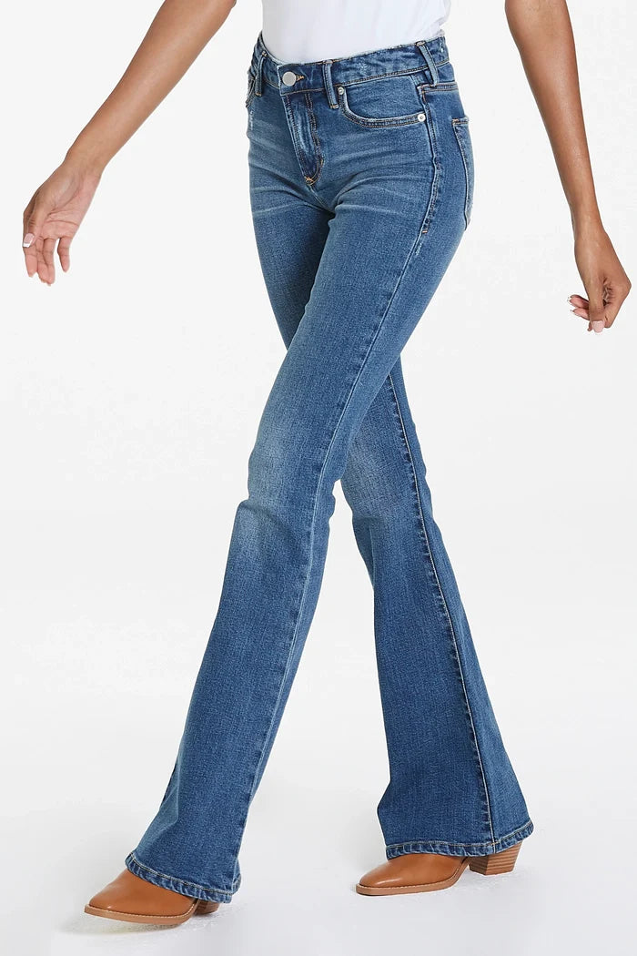 DEAR JOHN DENIM ROSA HIGH RISE FLARE JEANS HONOLULU DPM52A162HLL