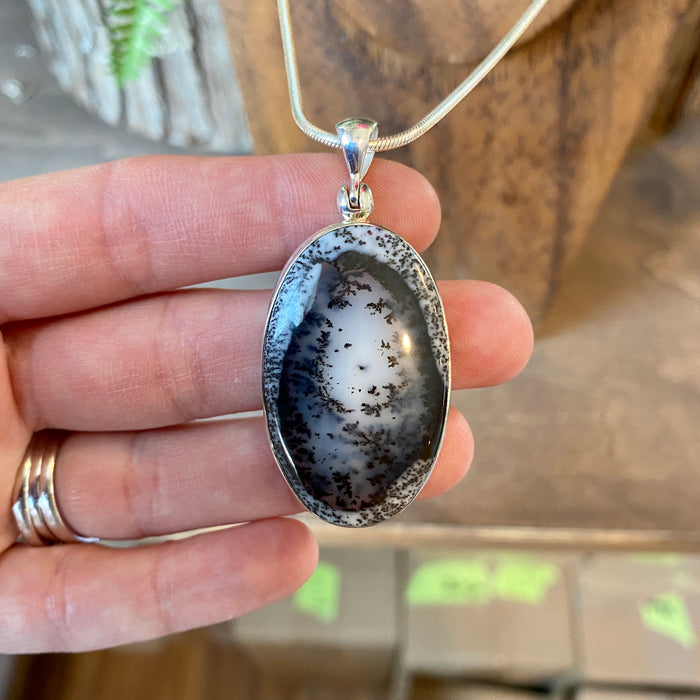 Dendritic Agate Pendant