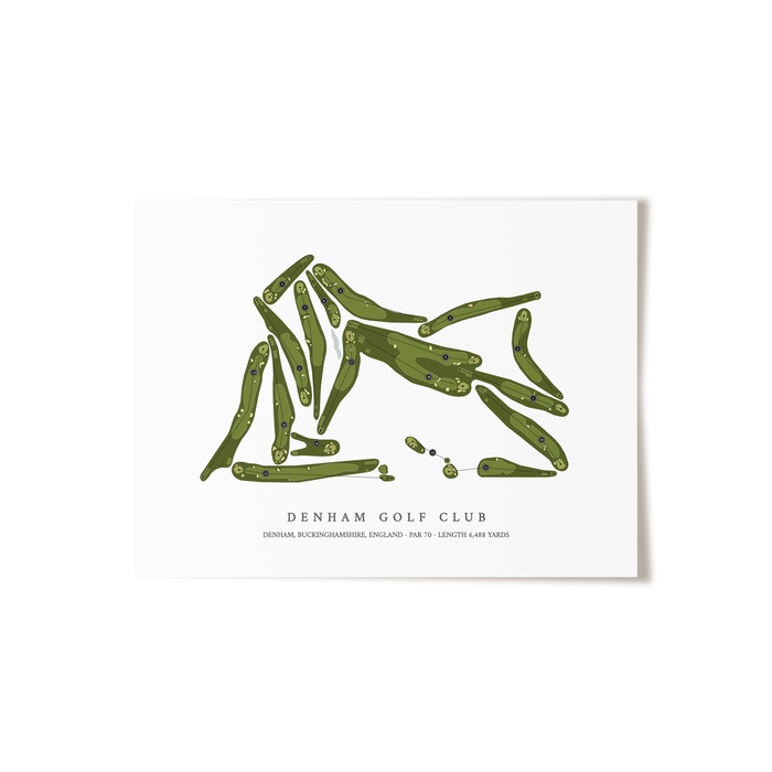 Denham Golf Club | Golf Course Print | Unframed