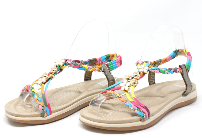 Diamante Twist Sandal
