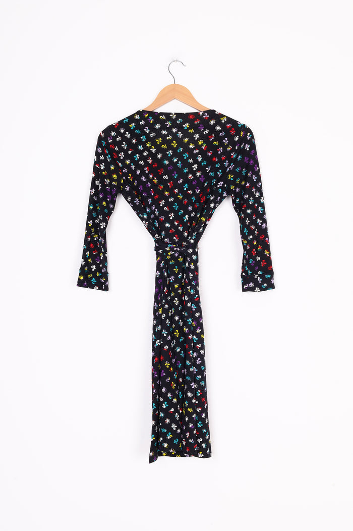 Diane von Furstenberg Womens Black Dress Size 4