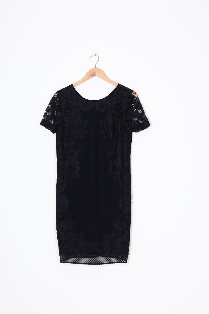 Diane von Furstenberg Womens Black Dress Size 6
