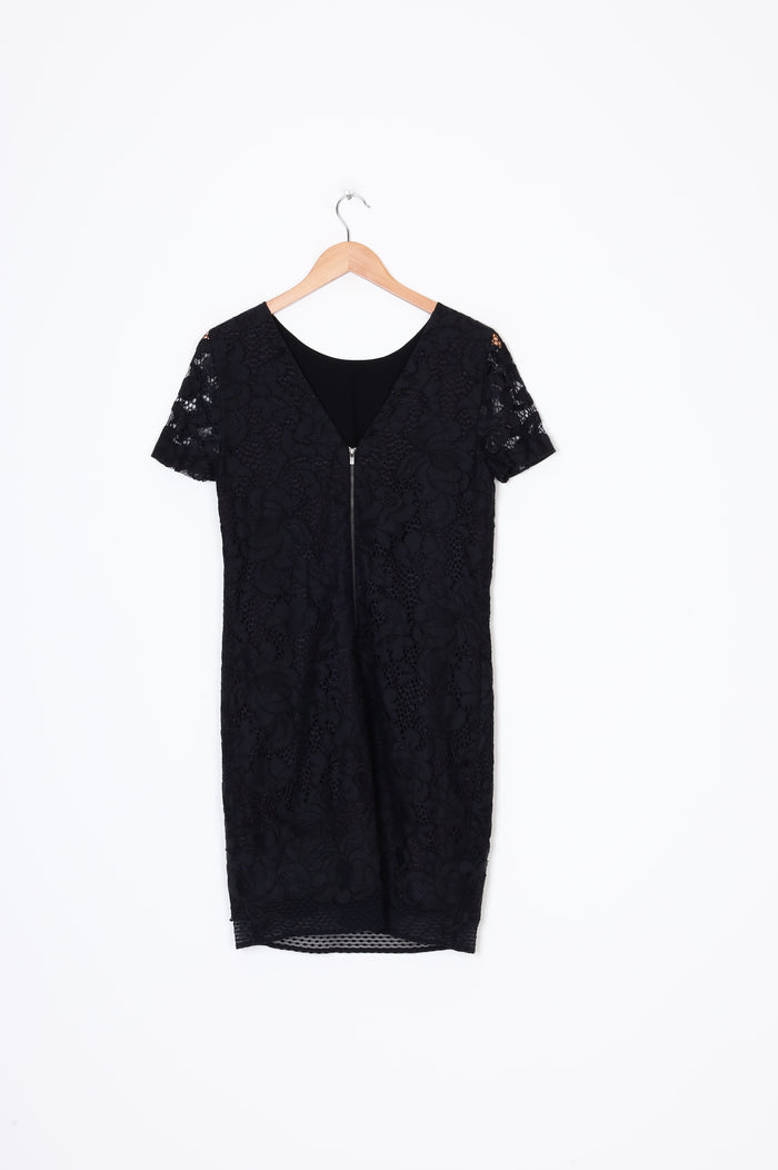 Diane von Furstenberg Womens Black Dress Size 6