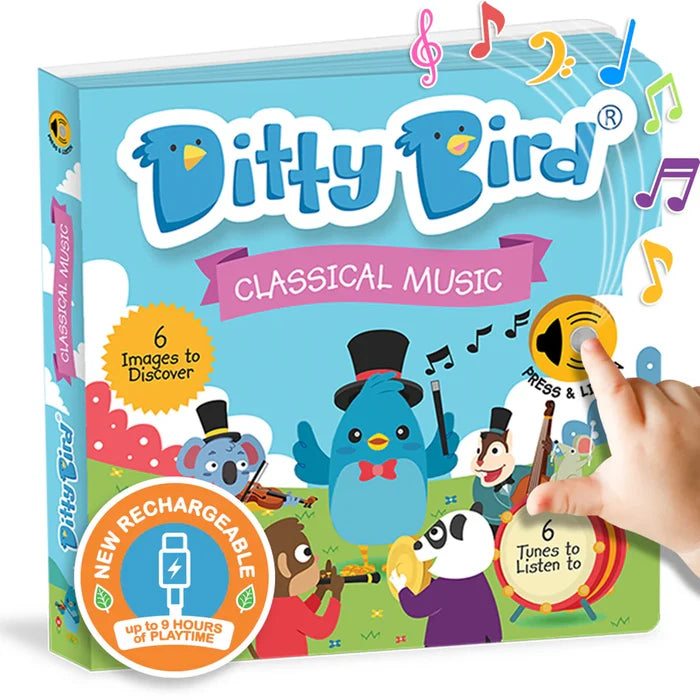 Ditty Bird Classical Music - USB-C Rechargeable