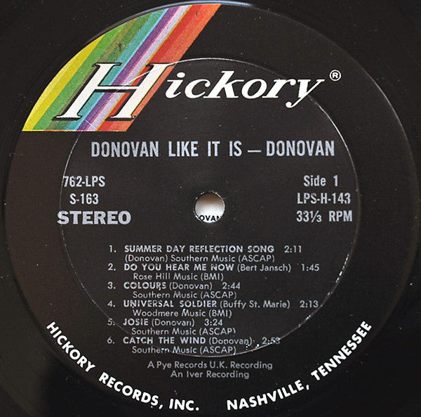 Donovan - Like It Is (Was, And Evermore Shall Be) (1968 Compilation)