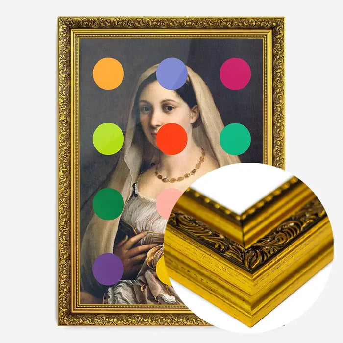 21x30cm | 8¼ x 11¾in / Gold Ornate Frame