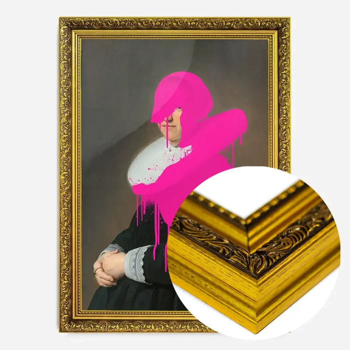 21x30cm | 8¼ x 11¾in / Gold Ornate Frame