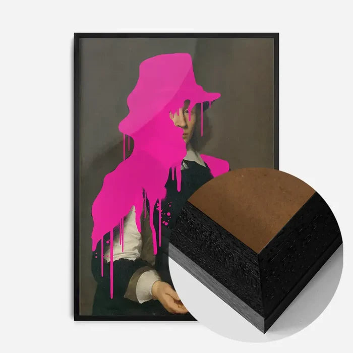 21x30cm | 8¼ x 11¾in / Black Wood Frame