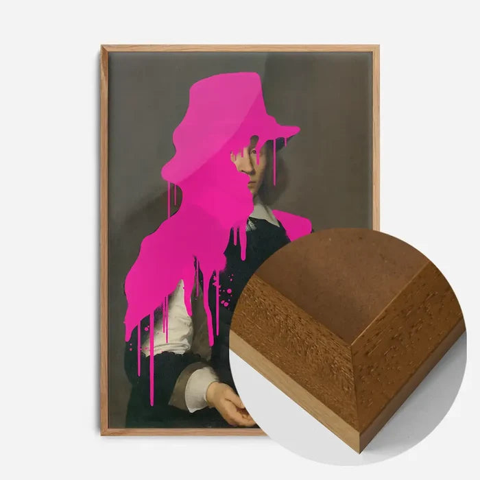 21x30cm | 8¼ x 11¾in / Oak Wood Frame