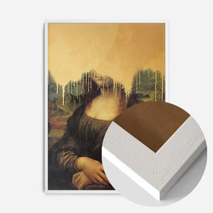 21x30cm | 8¼ x 11¾in / White Wood Frame