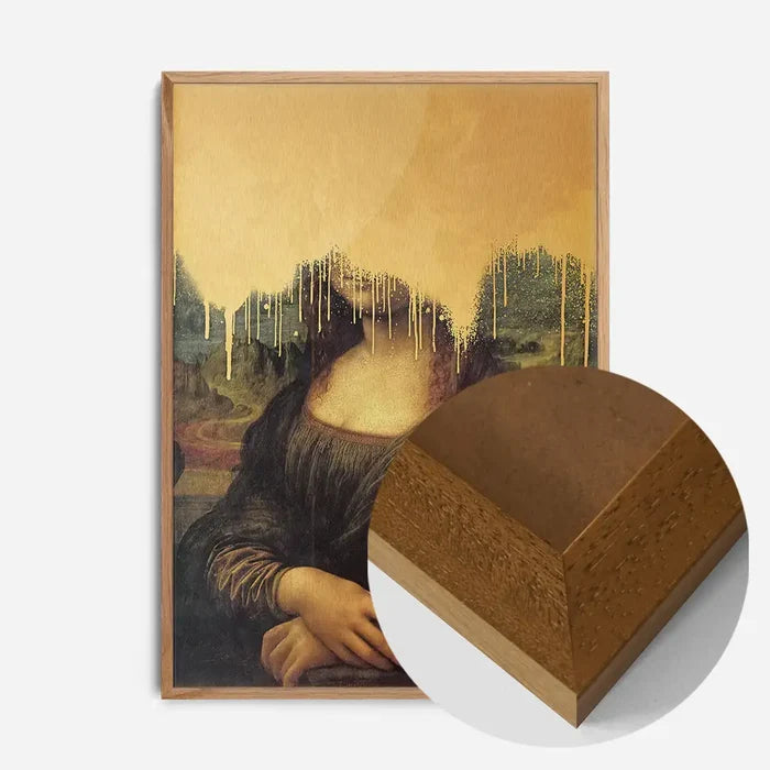 21x30cm | 8¼ x 11¾in / Oak Wood Frame