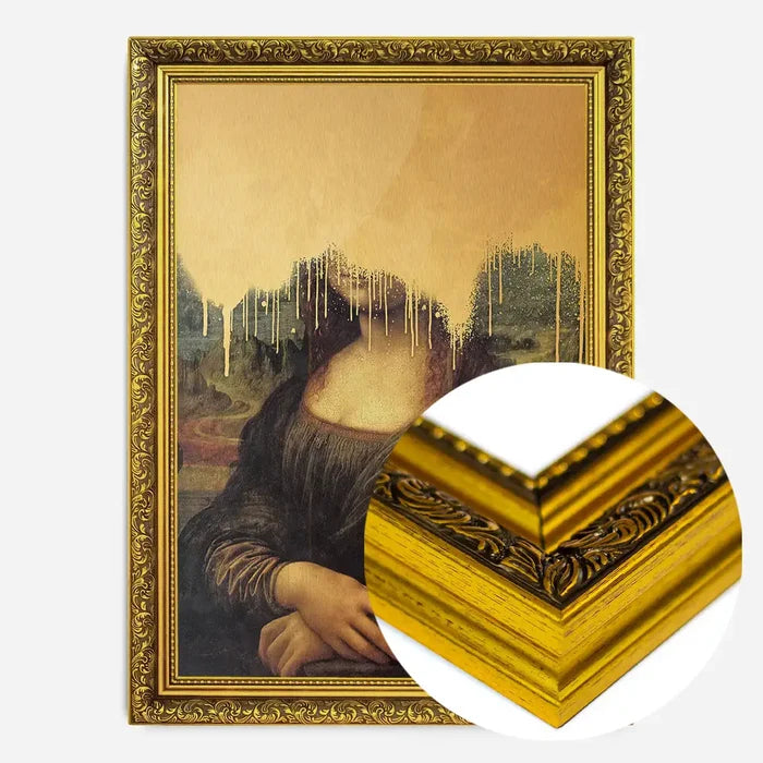 21x30cm | 8¼ x 11¾in / Gold Ornate Frame