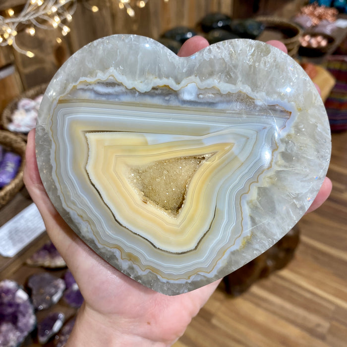 Druzy Heart